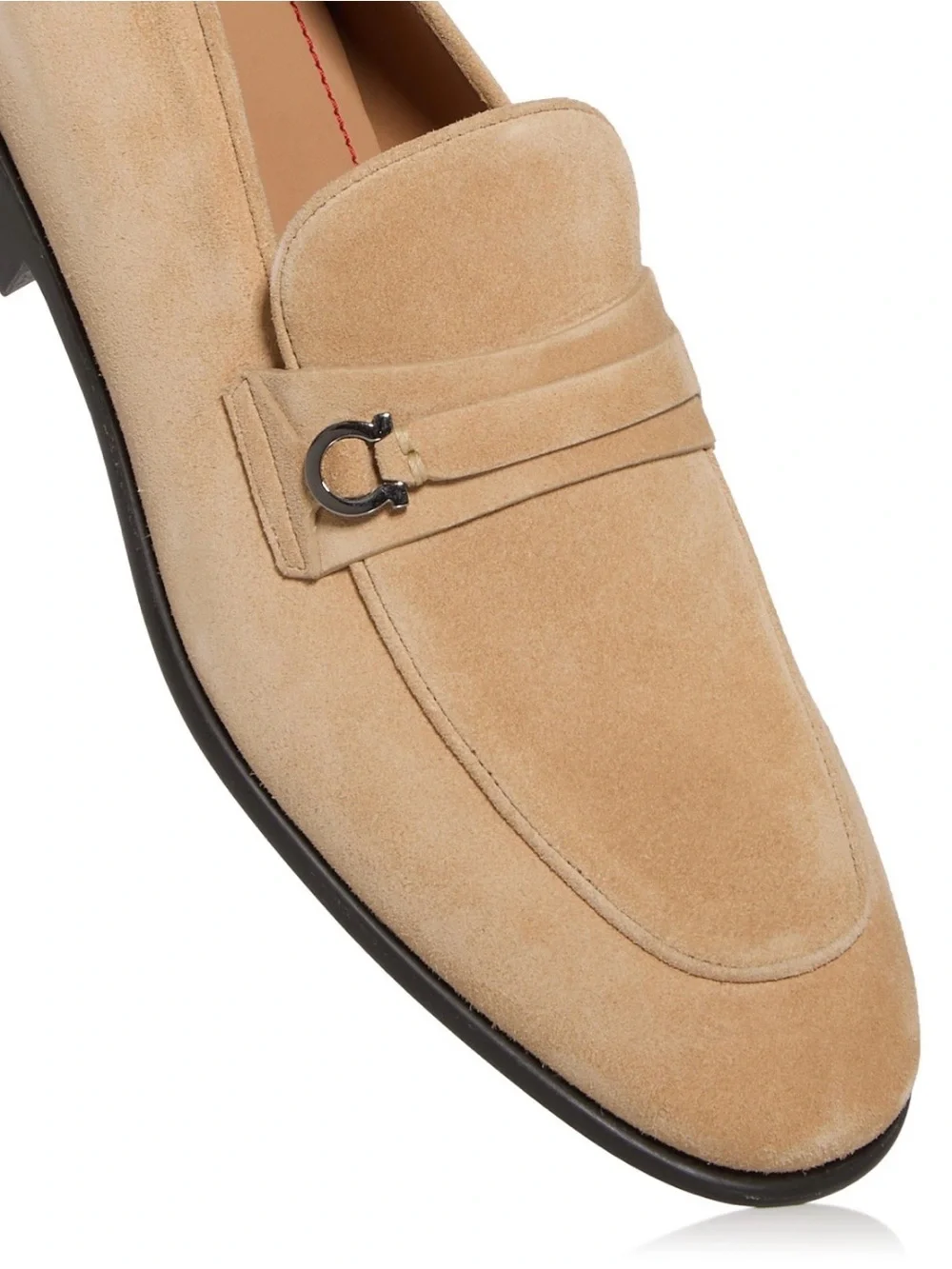 NIB FERRAGAMO Men's Desio Suede Loafers